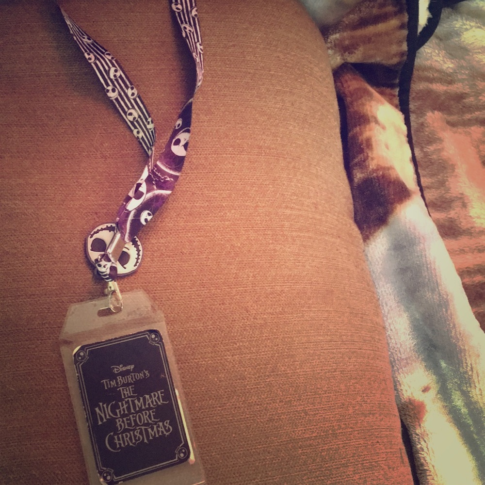 Jack skellington lanyard